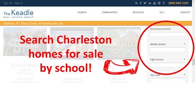 search charleston homes by school