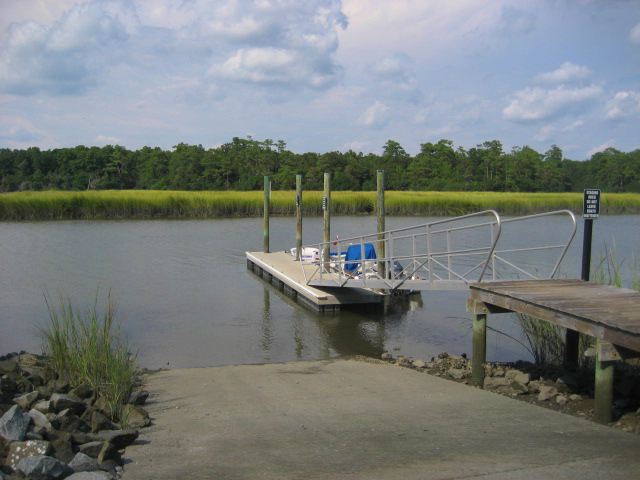 boat ramp at ion community mount pleasant